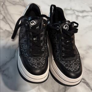 Michael Kors Black and White Athletic Shoes